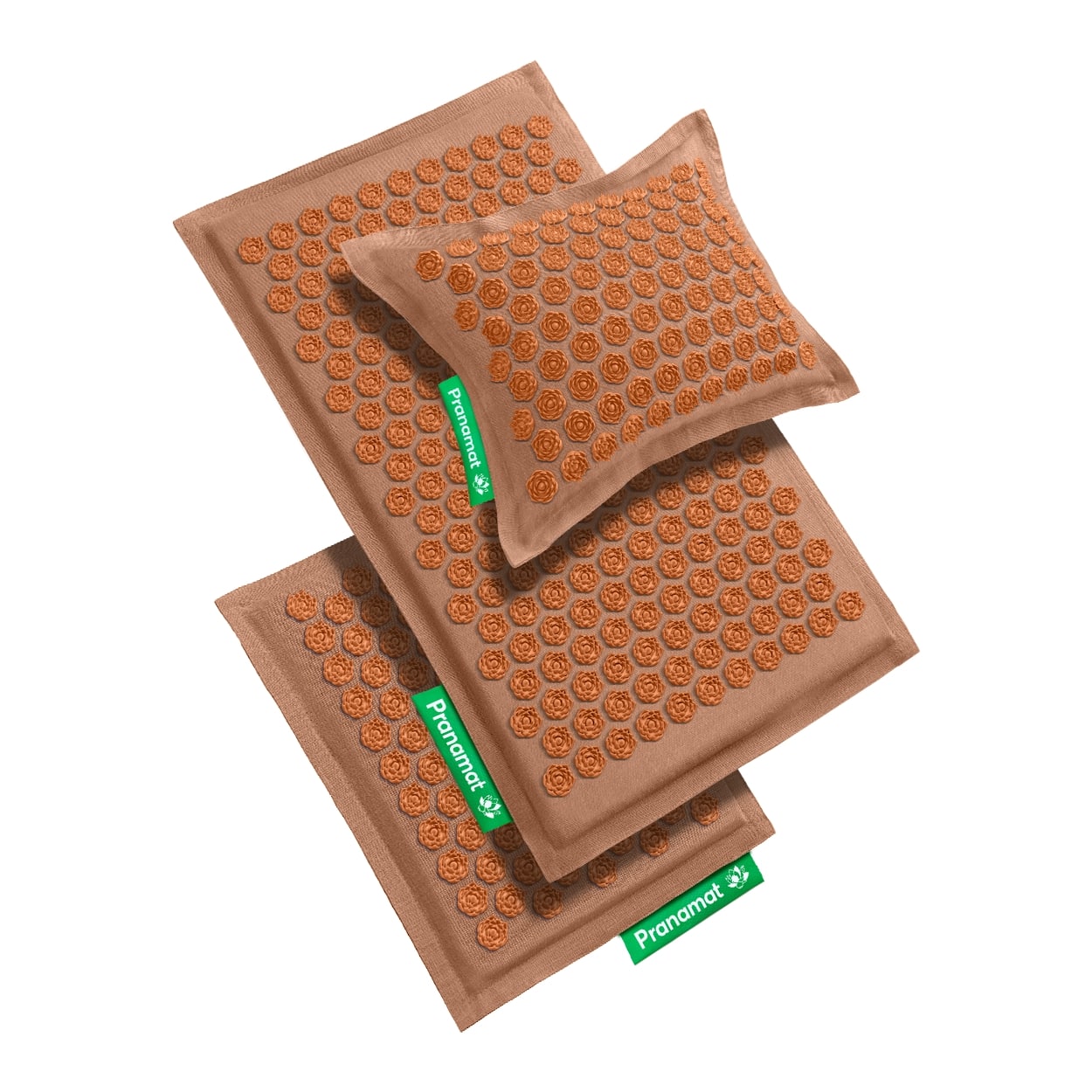 Pranamat Set (Mat + Kussen + Mini) Caramel Mousse